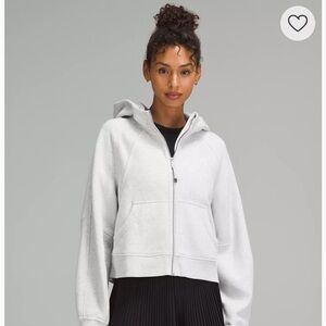 Lululemon Full Zip Grey Scuba Hoodie